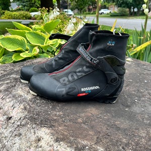 Rossignol X-5 Tour Cross Country NNN Ski Boots (size 47) W/ RC SnowCovers Boot Bag