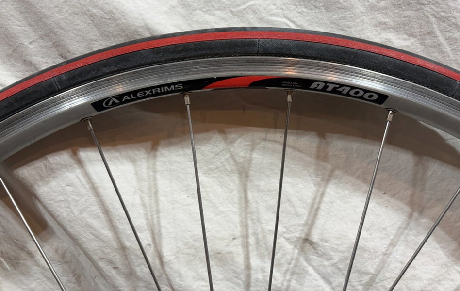 Alexrims AT400 32-Radial Spoke Silver Aluminum 700C Front Wheel Krylion ...
