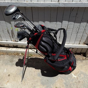 Adams Golf Idea Pro Mens Right Handed Golf Club Complete Set With New Stand Bag