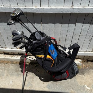 TaylorMade R7 Mens Right Handed Golf Club Complete Set With New Stand Bag