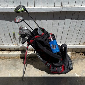 Callaway Mavrik Mens Right Handed Golf Club Complete Set With New Stand Bag