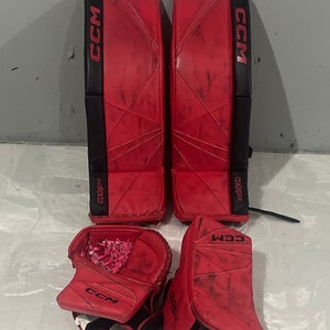 28" CCM Axis 2.5 Goalie Leg Pads (Used)