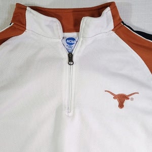 Texas Longhorns Pull Over Warm Up Jacket Mens Small