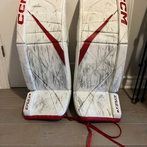 Goalie pads and gloves