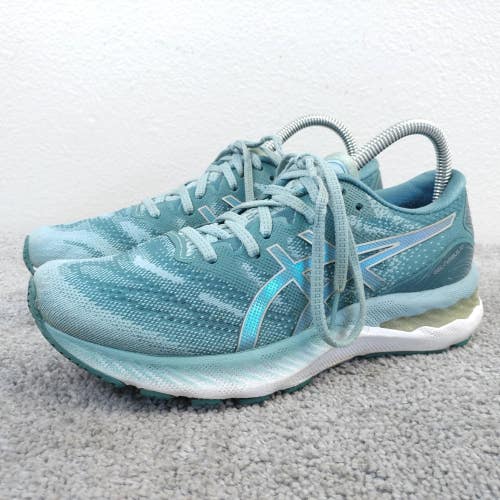 ASICS Gel-Nimbus 23 Womens Size 7.5 Running Shoes Blue Athletic Sneaker 1012A885