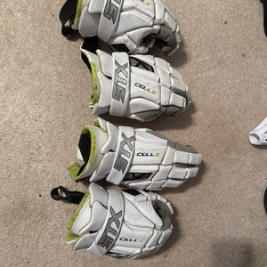 STX Cell V Lacrosse Gloves Large (Used)
