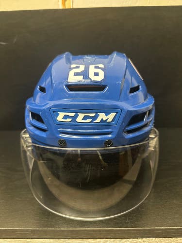 Jeff Petry Montreal Canadiens game used helmet. CCM Tacks 710