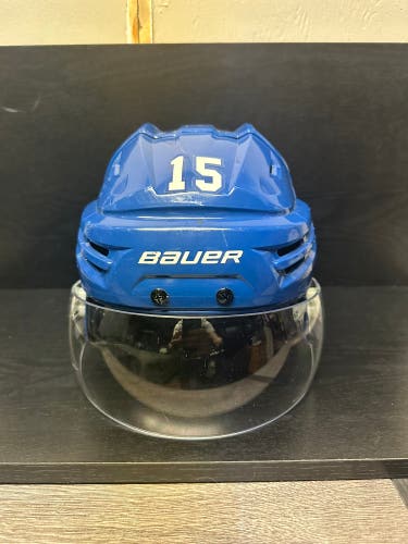 Jesperi Kotkaniemi Montreal Canadiens game used Rookie signed helmet