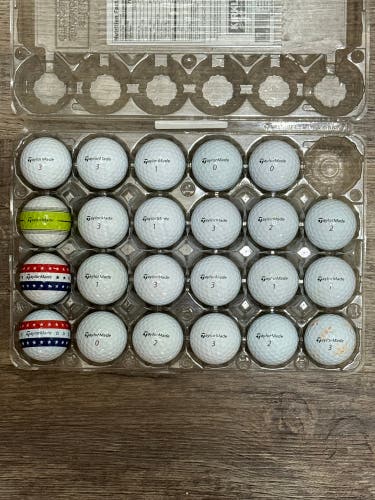 23 TaylorMade Tour Response Golf Balls - 5A Mint Condition ONLY
