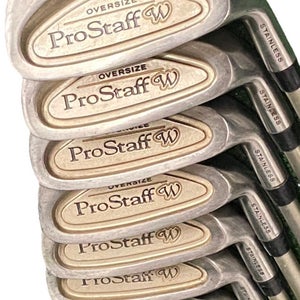 Wilson ProStaff Oversize W Iron Set 4-PW RH Ladies Flex Graphite 5i 36.5" Nice