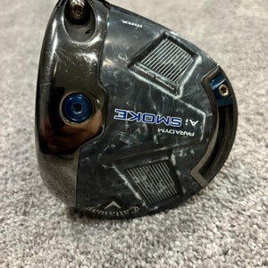 Men's Callaway Paradym AI Smoke Max Right Handed Driver Stiff Flex 10.5 Loft (Used)