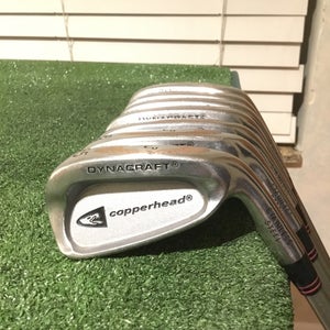 Dynacraft Copperhead Irons Set (5-PW-SW) XTR Swing Matched 70 Graphite Shafts