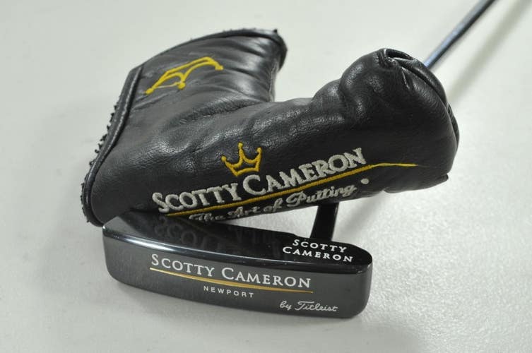 Titleist 1995 Scotty Cameron Gun Blue Newport 34" Putter Right Steel # 194269