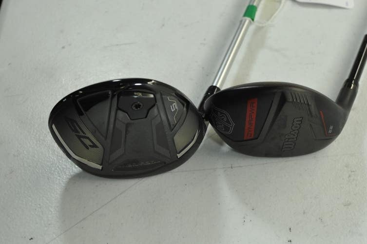 LEFT HANDED Wilson D9 #5 Fairway Wood and Dynapower #4 Hybrid Set Regular#182326
