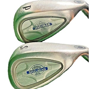 Callaway Steelhead X-14 Wedge Set PW,SW RH Big Bertha Stiff Graphite New Grips