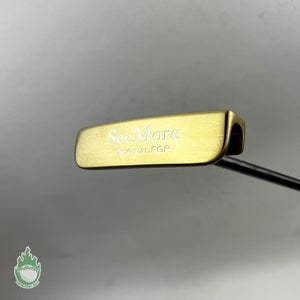 Used Right Handed SeeMore Original FGP Bronze 37" Putter Steel Golf Club