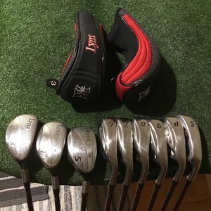 Lynx Parallax HXI Hybrids/Irons Set (3H-5H, 6-PW-SW) Regular 76g Graphite Shafts