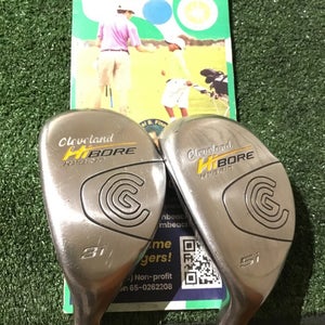 Cleveland Left Handed Hibore Hybrids Set (3H & 5H) Regular 78g Graphite Shafts