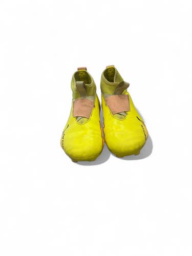 Used Nike AIRZOOM Soccer Cleats Yellow Junior 04 11863-S000022641