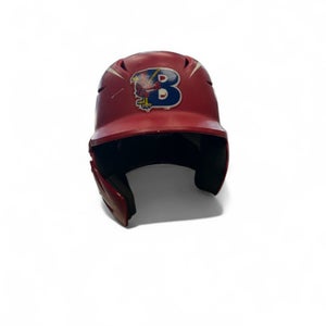 Used Easton ELITE X Batting Helmet No Mask Red SM 11863-S000022697