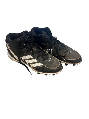 Used Adidas BOUNCE BB/SB Cleats Black Junior 04.5 11863-S000022707