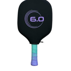 Used SIXZERO 6.0 BLACK DIAMOND Pickleball Racquet Purple 11863-S000022722