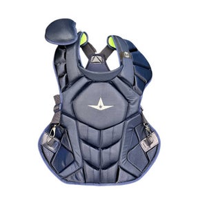 Used All-Star SYSTEM SEVEN Catchers Chest Protector Navy Blue T-Ball 11863-S000022731