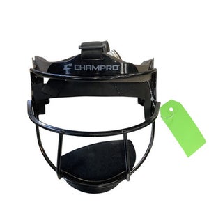 Used Champro FIELDERS MASK BB/SB Fielders Mask Black One Size 11479-S000398081