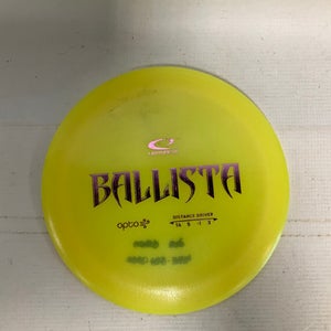 Used Latitude 64 BALLISTA OPTO Disc Golf Driver Yellow 163g 11823-S000032656