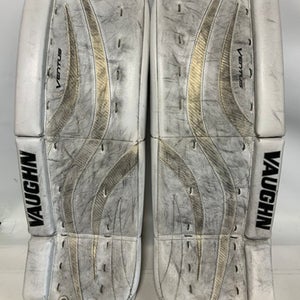 Used Vaughn VENTUS LT68 26+2 Goalie Leg Pads Junior White 26" 11823-S000032635