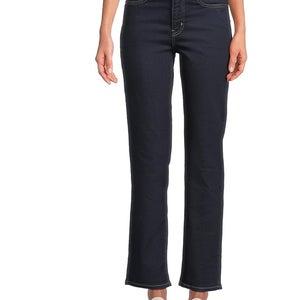 Levi's 724 Jeans Womens 29 Blue Denim Cotton Slim High-Rise Straight Leg QLW722