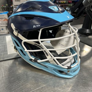 Used Warrior BURN HELMET Lacrosse Helmet Navy Blue One Size 11825-S000033078