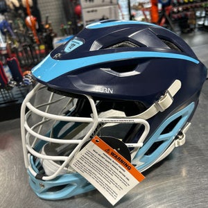 Used Warrior BURN HELMET Lacrosse Helmet Navy Blue One Size 11825-S000033077