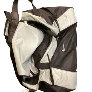 Used Nike PLAYER DUFFLE BAG BB/SB Team Carry Bag Grey 11884-S000048360