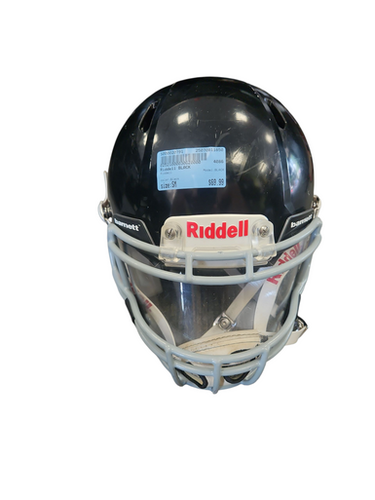 Used Riddell BLACK FB Helmet Black SM 11850-S000020791