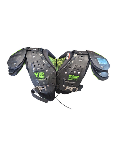 Used Schutt Y FLEX 4.0 FB Shoulder Pads Black SM 11850-S000020792