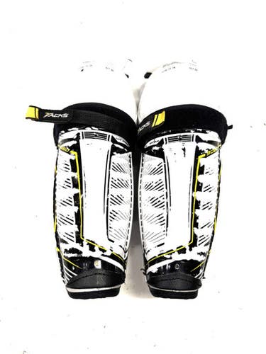Used CCM 9060 Junior Shin Guards White 11" 11860-S000293871