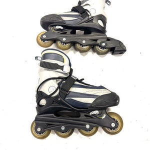 Used ADJ 4-7 Senior Rec Fitness Skates Grey Adjustable 11860-S000293826