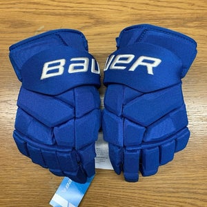 Bauer Supreme Mach Pro Stock Hockey Gloves 14” St Louis Blues Winter Classic
