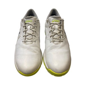 Used Asics Mens Golf Shoes White Senior 10 11706-S000357476