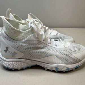Size 6.5 Women’s Under Armour Glory 2 Turf Lacrosse Cleats Shoes White New