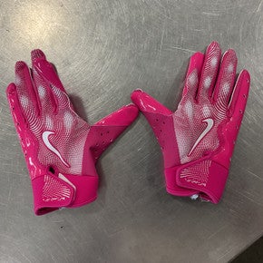 Used Nike VAPOR JET 8.0 FB Gloves Pink MD 11614-S000216613