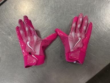 Used Nike VAPOR JET 8.0 FB Gloves Pink MD 11614-S000216613