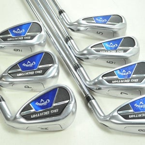 Callaway Big Bertha B21 5-PW,AW Iron Set Stiff Right KBS MAX CT80 Steel # 198448