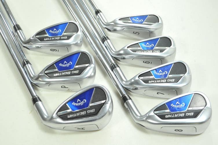 Callaway Big Bertha B21 5-PW,AW Iron Set Stiff Right KBS MAX CT80 Steel # 198448