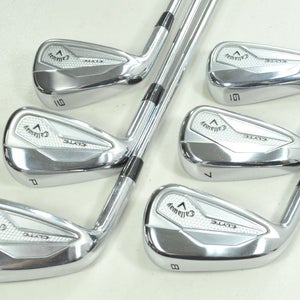LEFT HANDED Callaway Elyte 6-PW,AW Iron Set Regular Flex KBS MAX MT Steel 198522