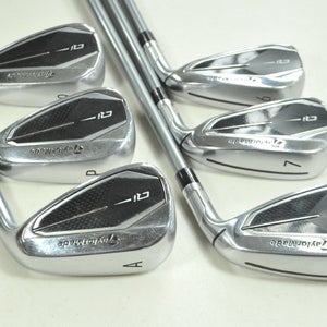 TaylorMade Qi 6-PW,AW Iron Set Regular Flex Right Speeder NX Graphite # 198318