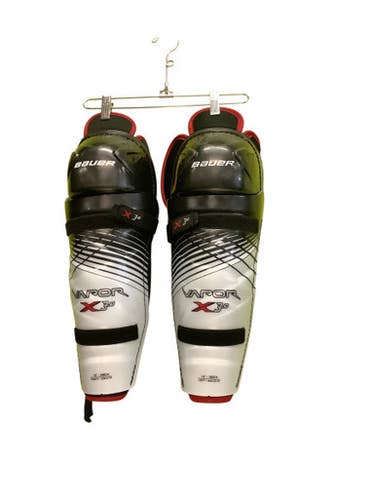 Used Bauer VAPOR 3.0 Senior Shin Guards Black 15" 11686-S000044467