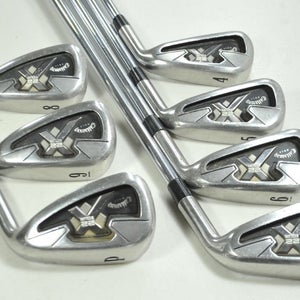 Callaway X-22 Tour 4-PW Iron Set Stiff Flex RH Rifle Flighted 6.0 Steel # 197781