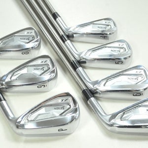 Srixon ZX5 MKII 4-PW Iron Set Stiff Flex Right SteelFiber 110 Aerotech # 198393